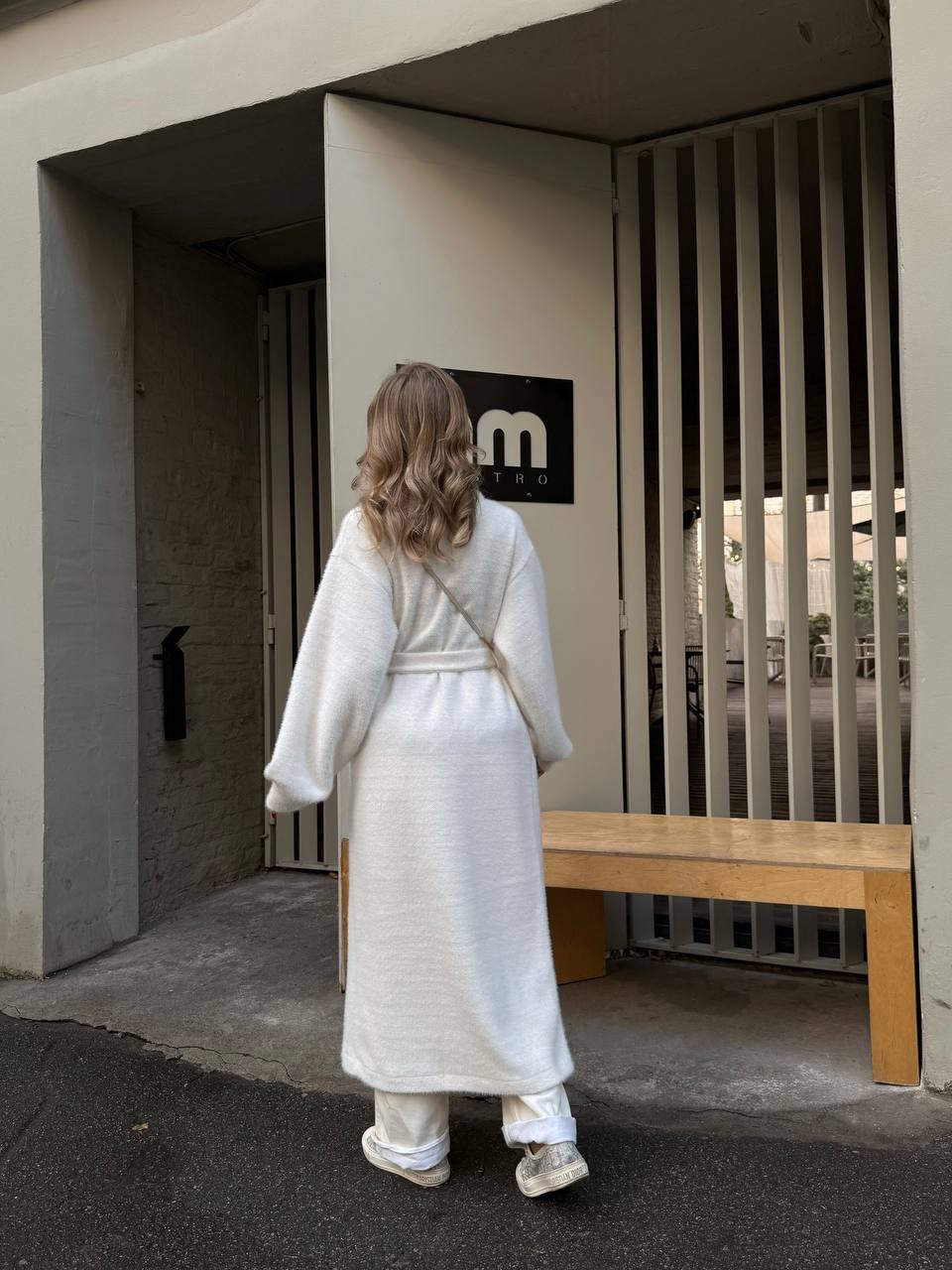 Chanel Knit Wrap Coat